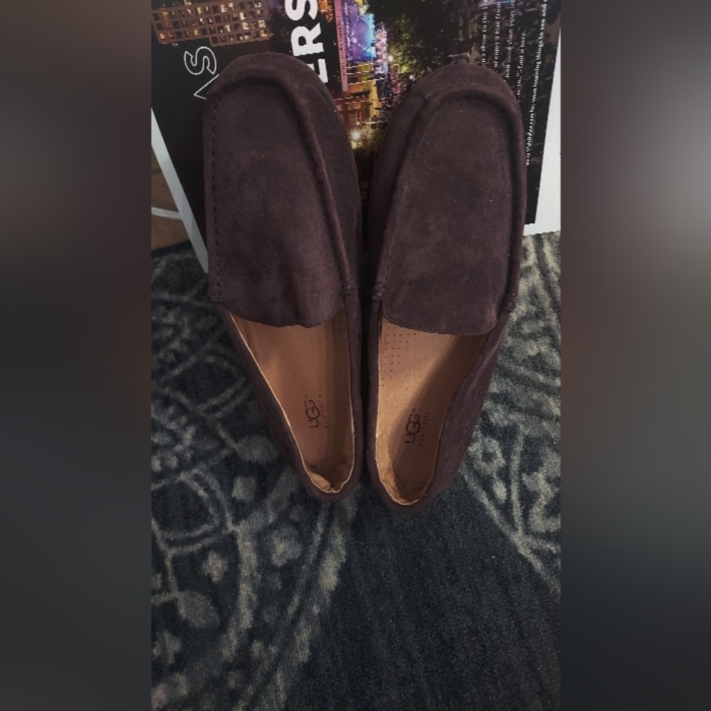 UGG Brown Suede Loafers